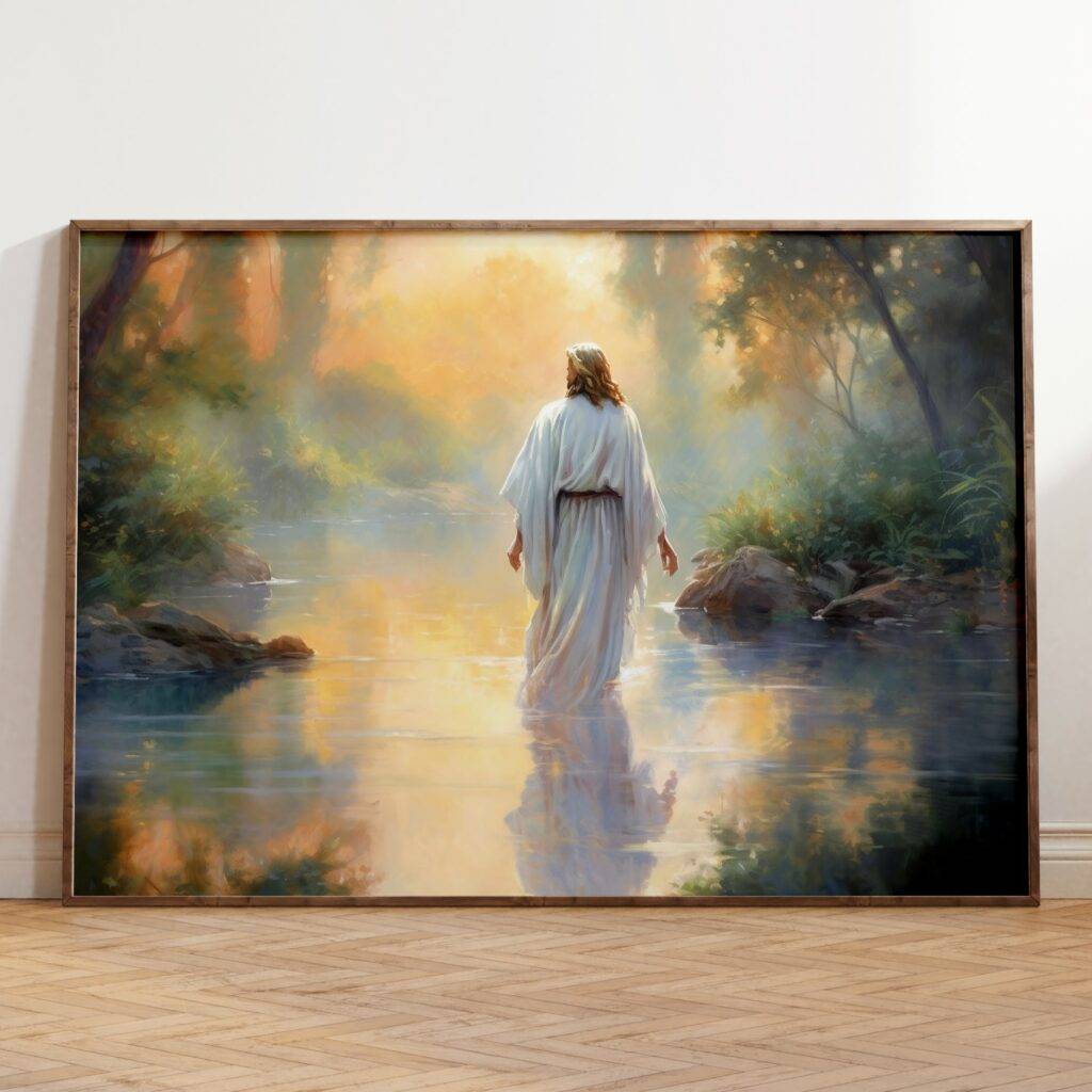 Jesus Walking on Water Wall Art