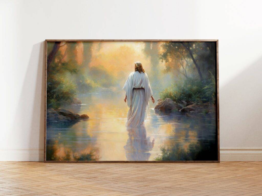 Jesus Walking on Water Wall Art