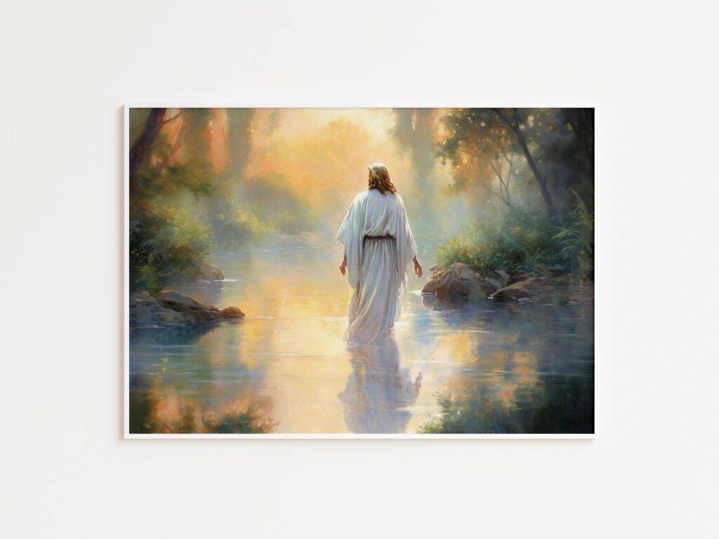 Jesus Walking on Water Wall Art - Image 3