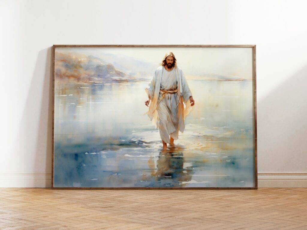 Jesus Christ Wall Art - Set of Four - Image 3