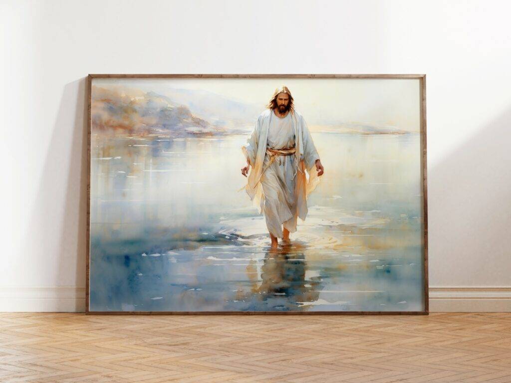 Jesus Christ Wall Art - Set of Three - Image 3