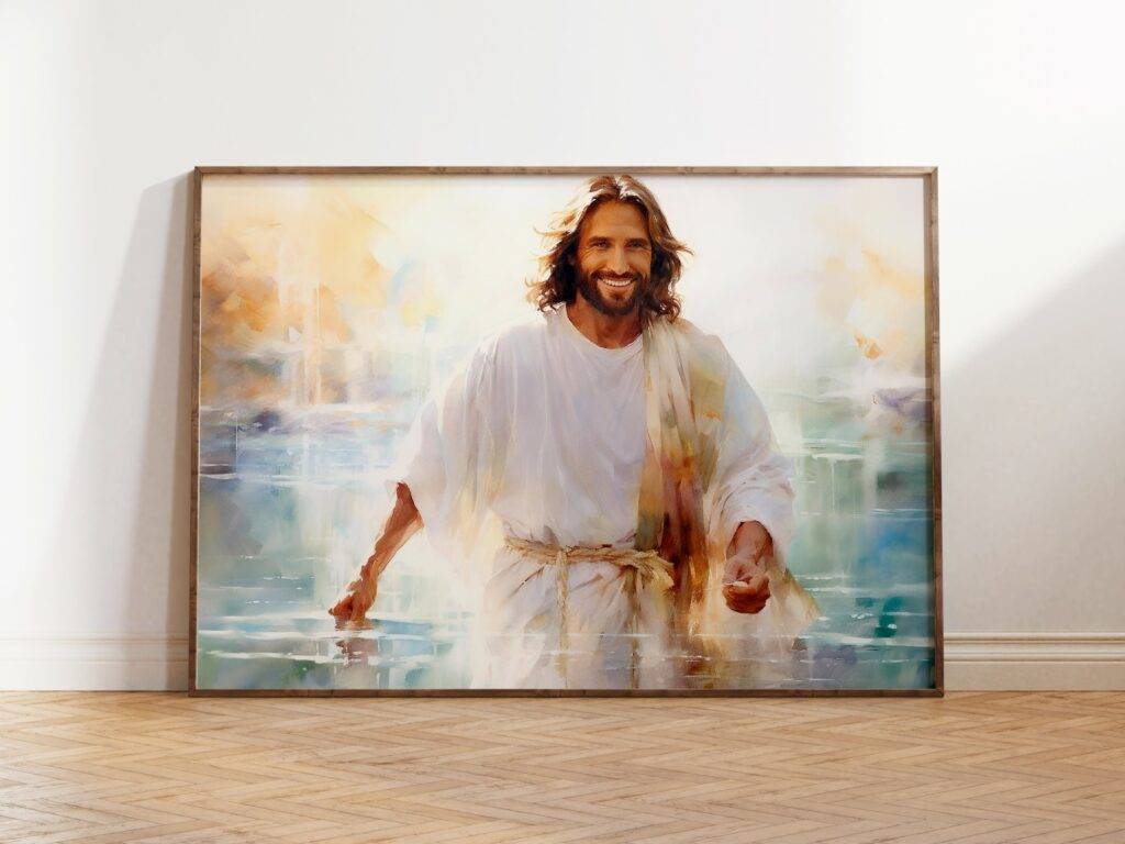 Jesus Christ Wall Art - Set of Two - Image 3
