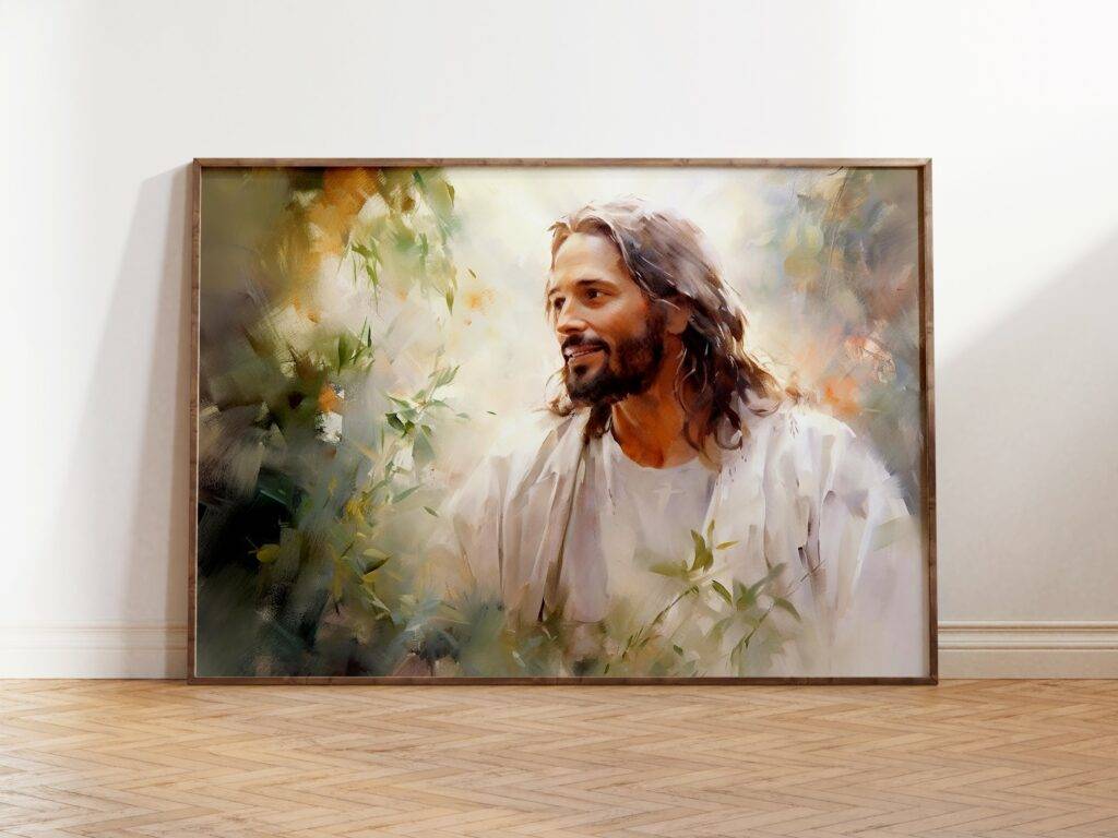 Jesus Christ Wall Art - Set of Two - Image 3