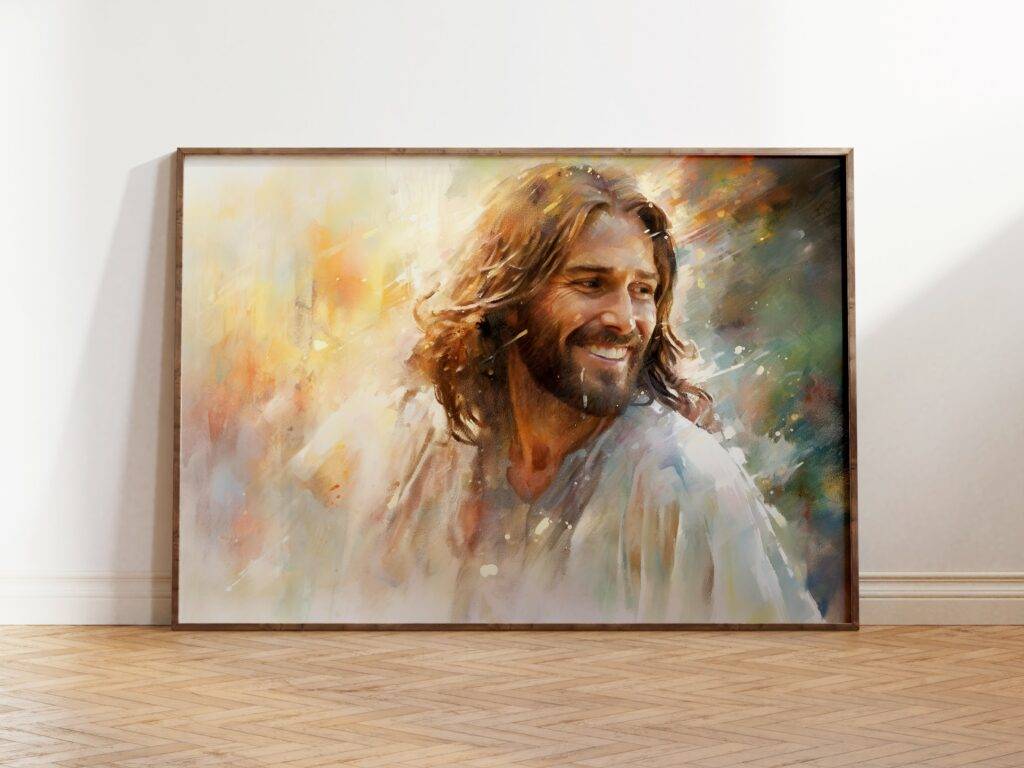 Jesus Christ Wall Art - Set of Two - Image 2