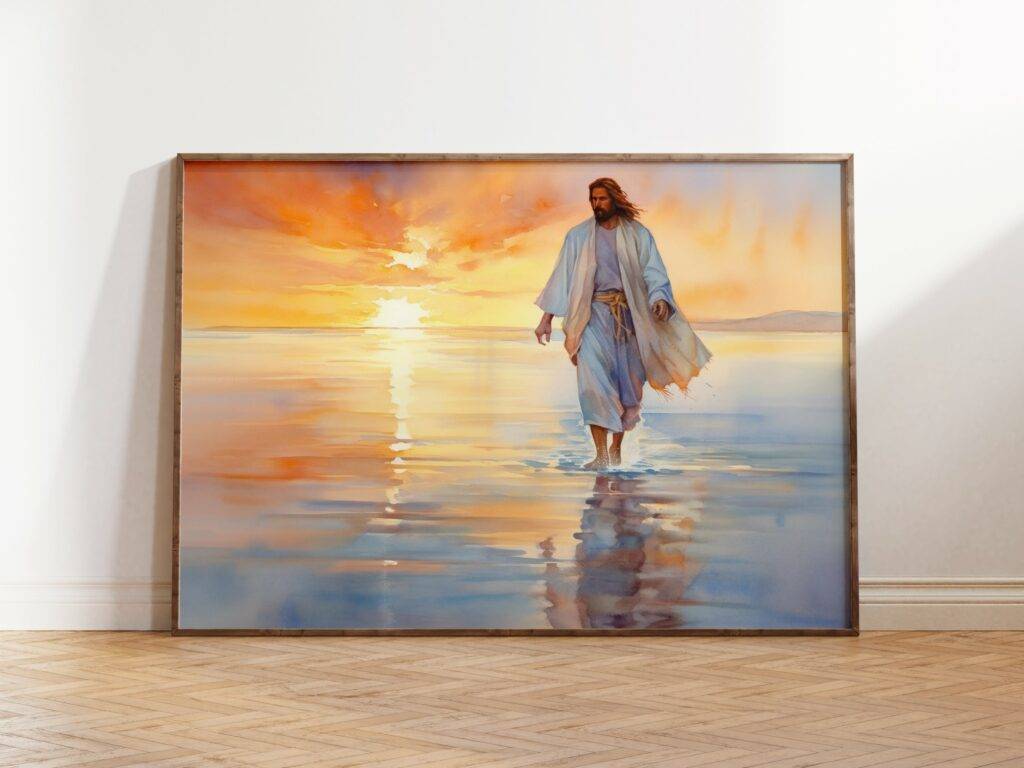 Jesus Christ Wall Art - Set of Four - Image 5