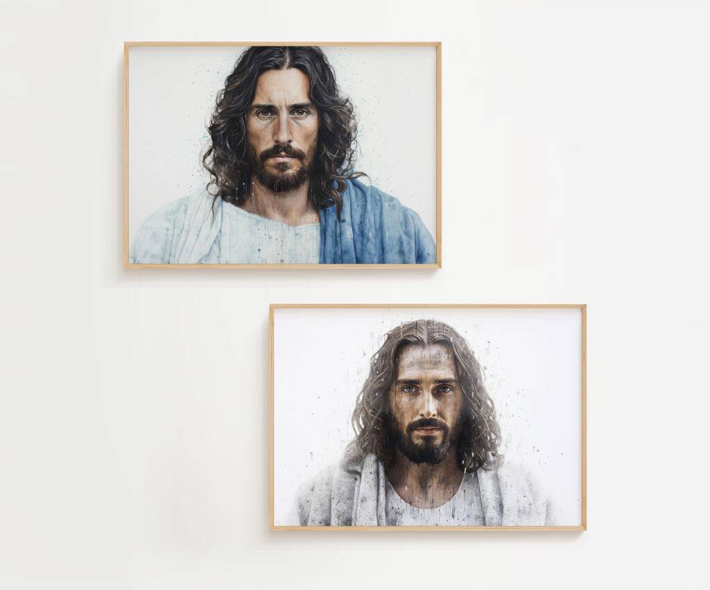 Jesus Christ Wall Art - Set of Two
