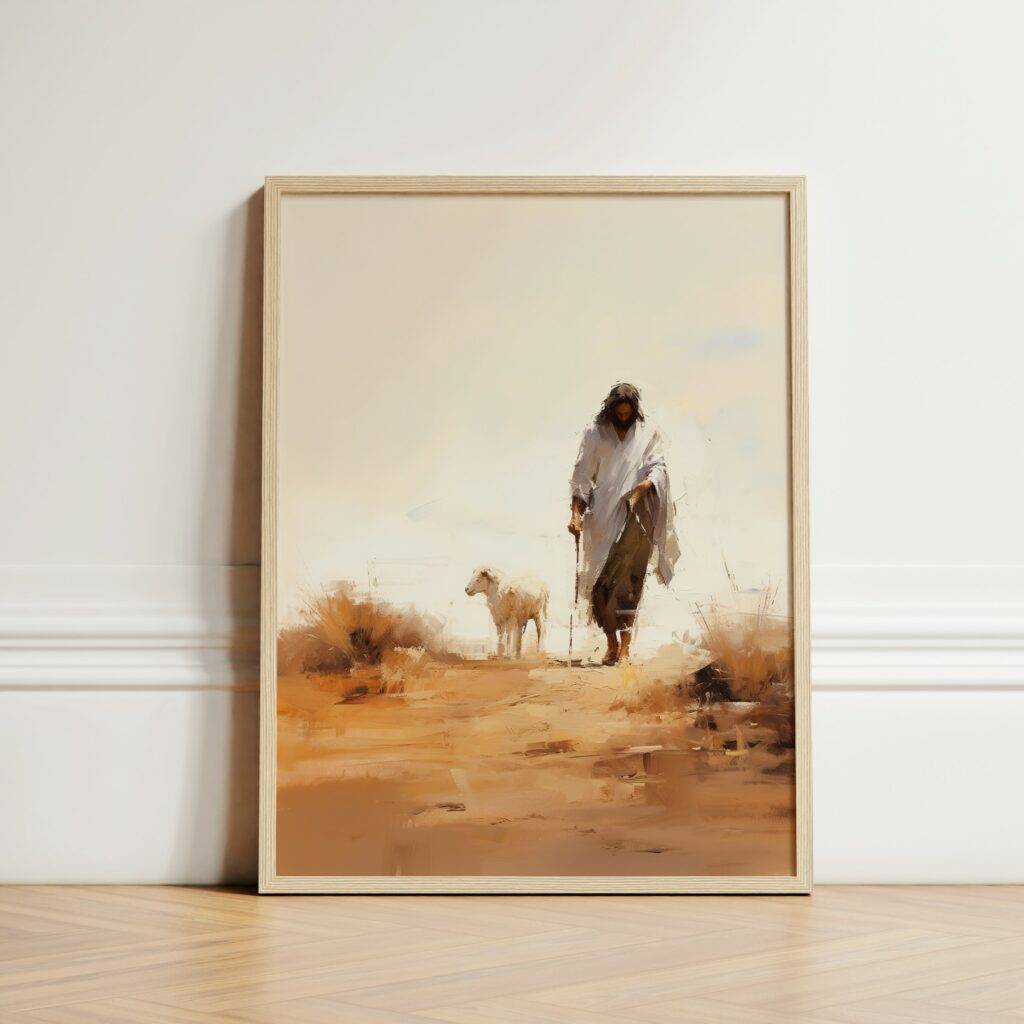 Jesus leaves the 99