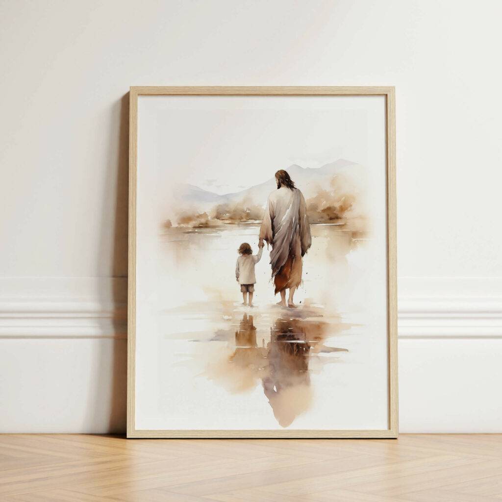 Jesus and Child Wall Art