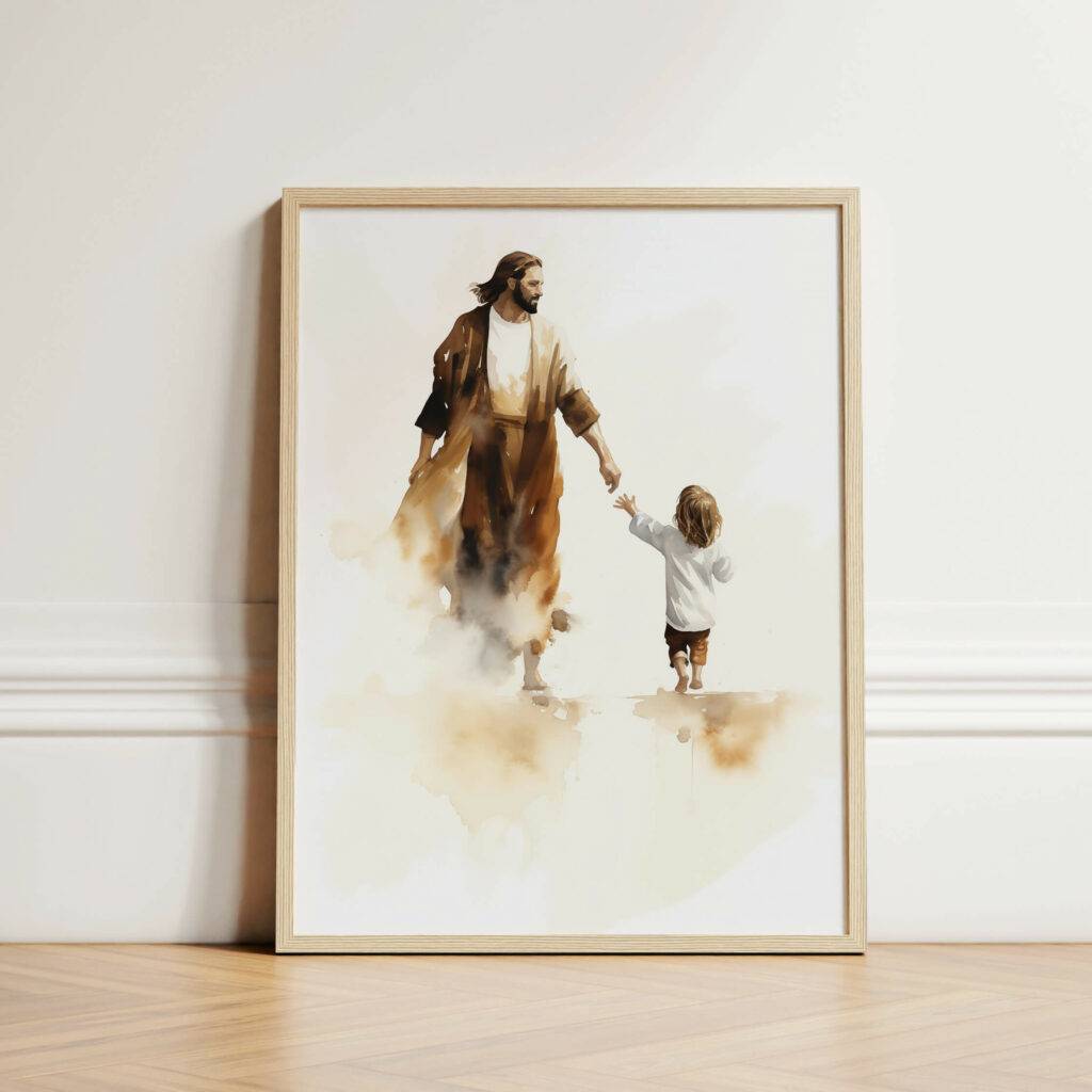 Jesus and Child Wall Art
