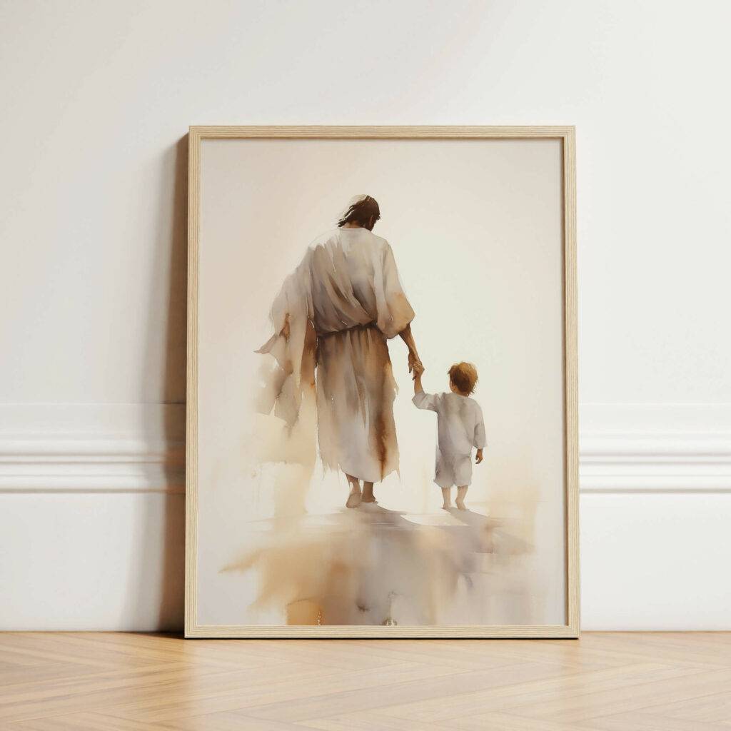 Jesus and Child Wall Art