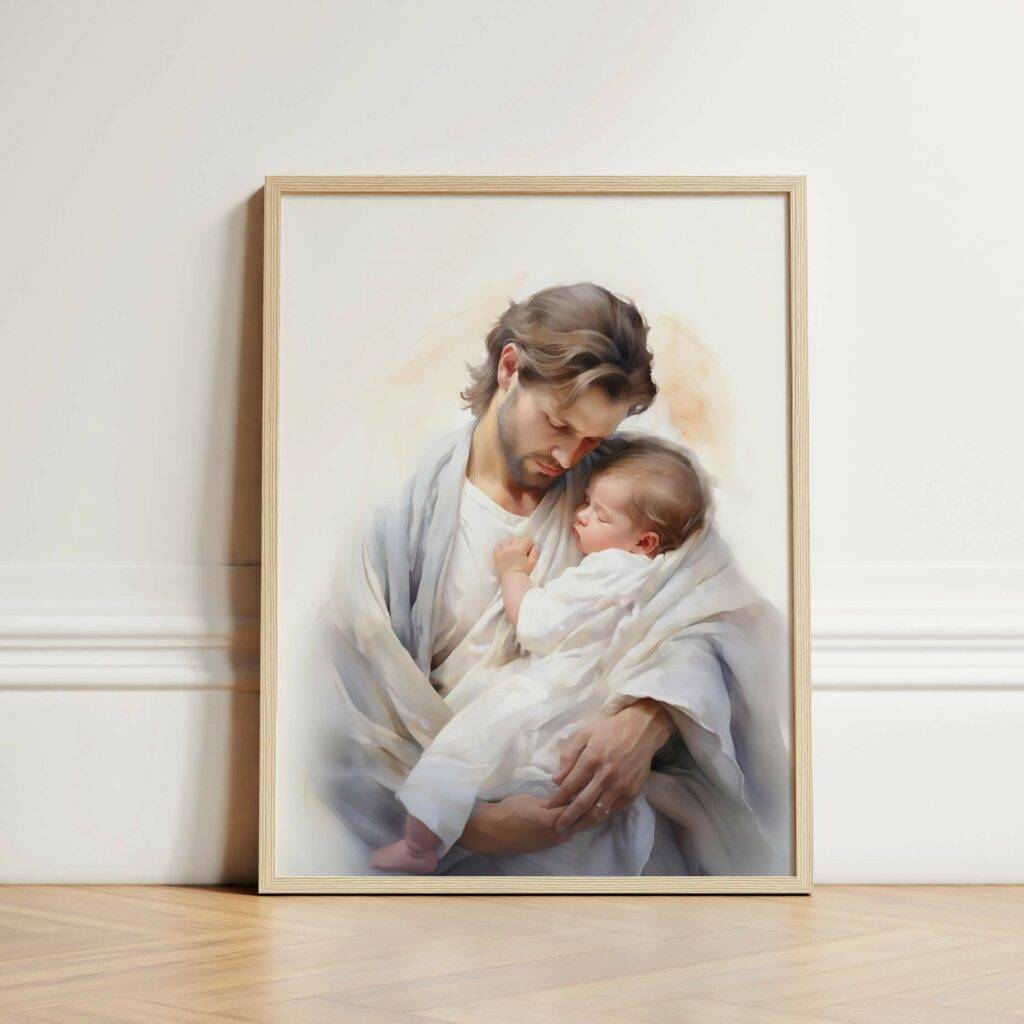 Jesus and Child Wall Art