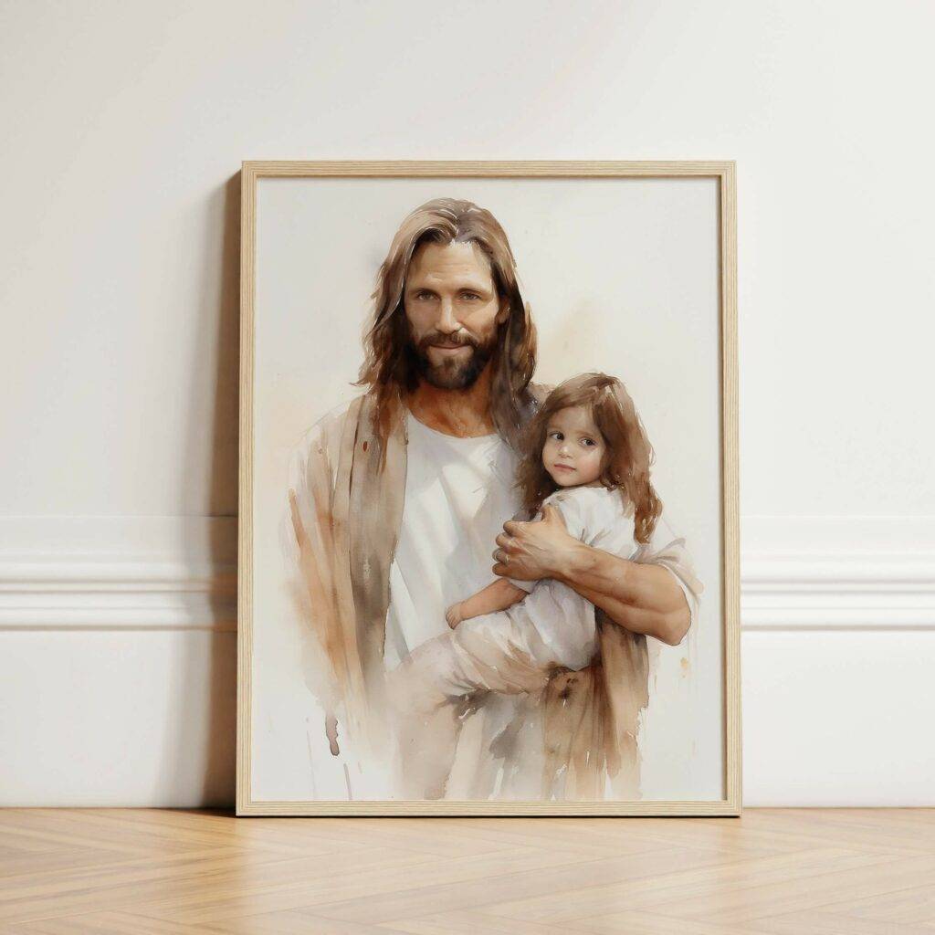 Jesus and Child Wall Art