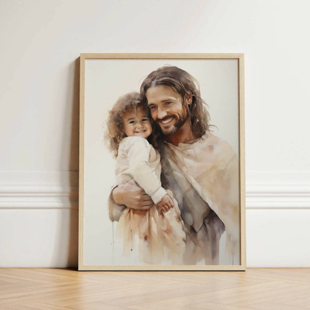 Jesus and Child Wall Art