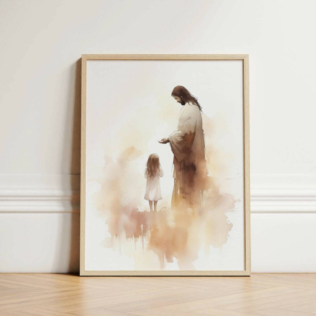 Jesus and Child Wall Art