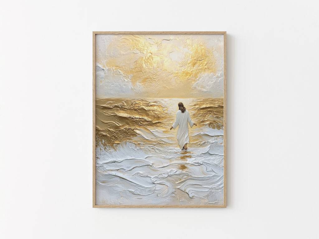 Jesus Walking on Water Wall Art - Image 8