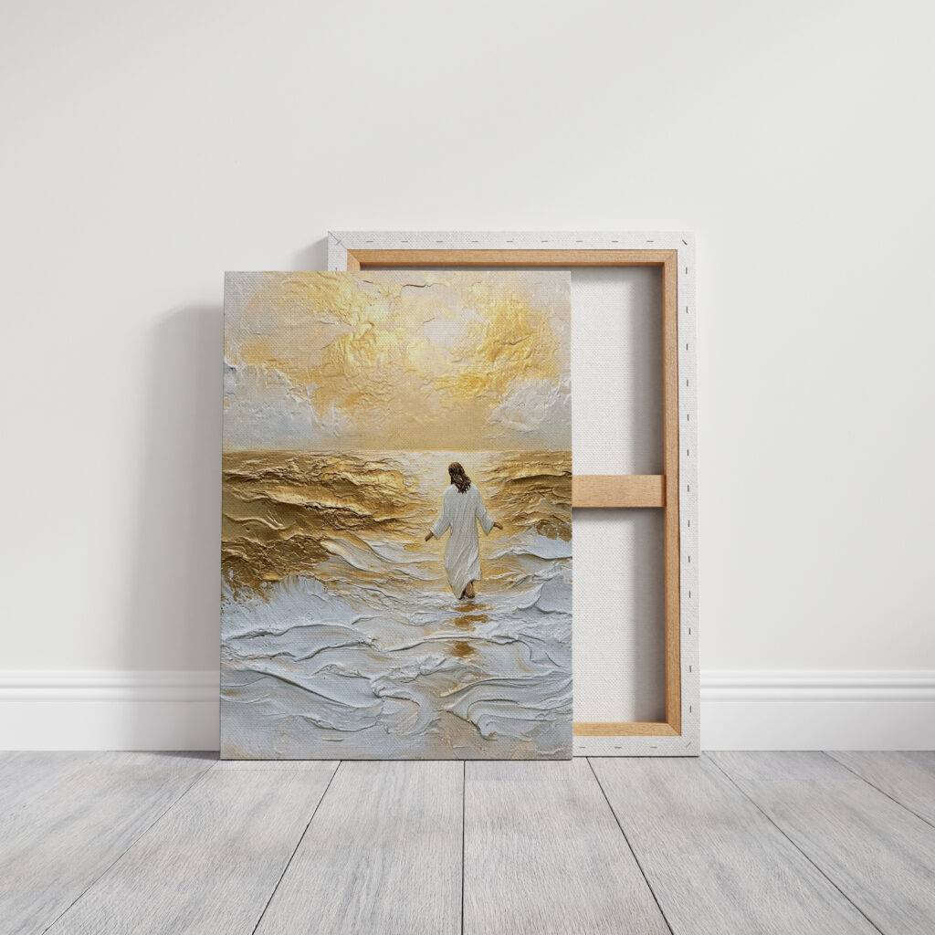 Jesus Walking on Water Wall Art - Image 2