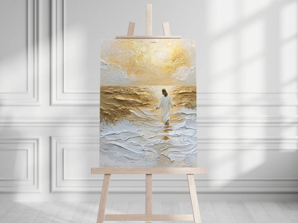 Jesus Walking on Water Wall Art - Image 6
