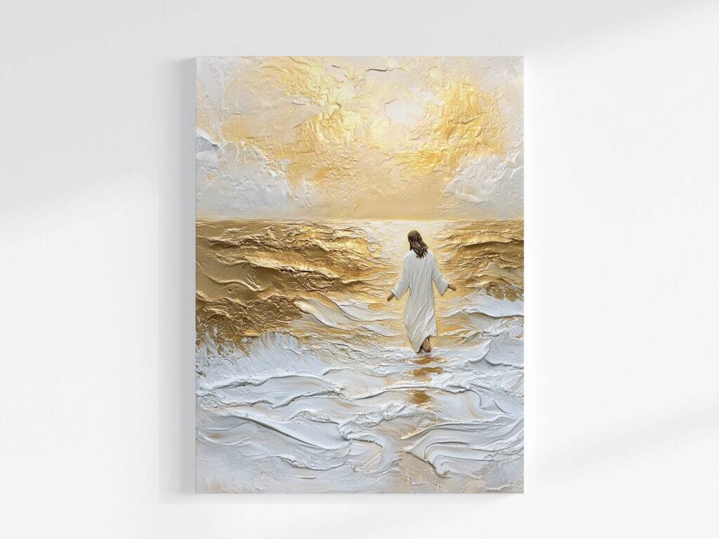 Jesus Walking on Water Wall Art - Image 5